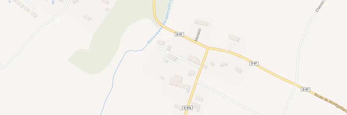 Plan du 1 Ham de la Clarède à Mauremont