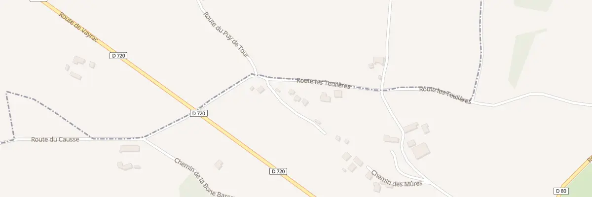 Plan du 5196 Teulieres à Saint-Michel-de-Bannières