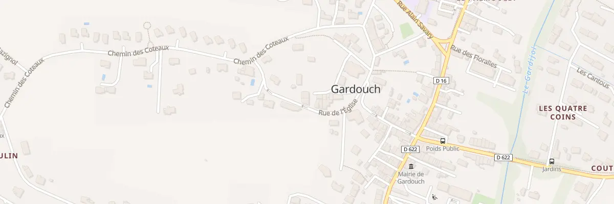Plan du 9 Rue du Château à Gardouch