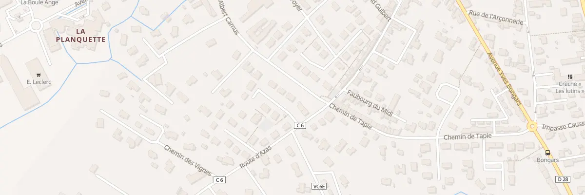 Plan du 5 Rue Déodat de Séverac à Saint-Sulpice-la-Pointe