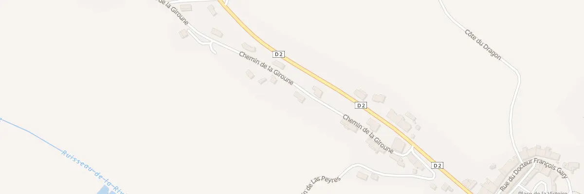 Plan du 233 Che de La Giroune à Salvagnac
