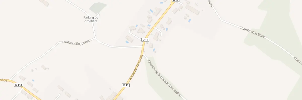 Plan du 2 Rte des Varennes à Mauremont