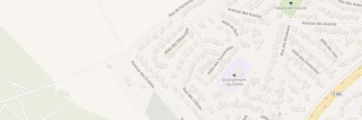 Plan du 14 Rue des Chênes à Magnanville