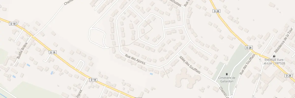 Plan du 13 Rue des Saules à Gallardon