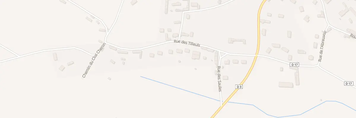 Plan du 14 Rue des Tilleuls à Sancourt