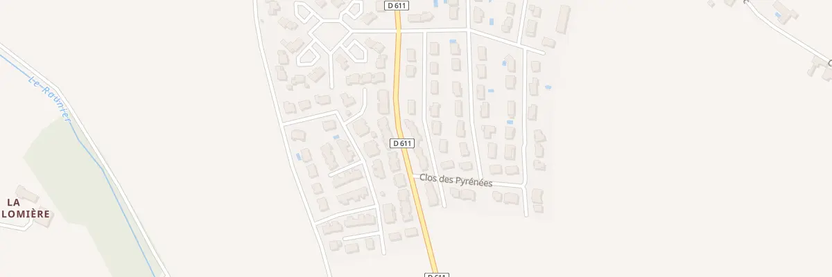 Plan du 1C Clos des Pyrénées à Mazères