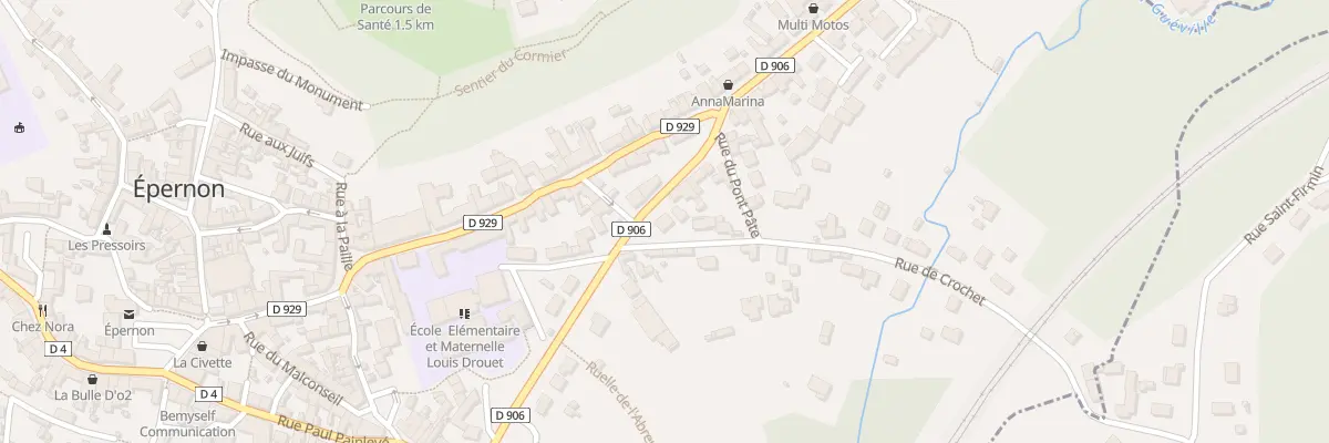Plan du 1 Rue de Crochet à Épernon