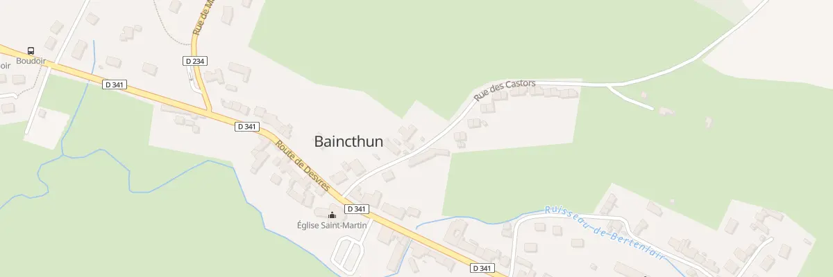 Plan du 5 Rue des Castors à Baincthun