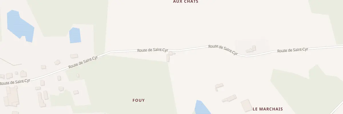 Plan du 265 Fouy à La Ferté-Saint-Cyr