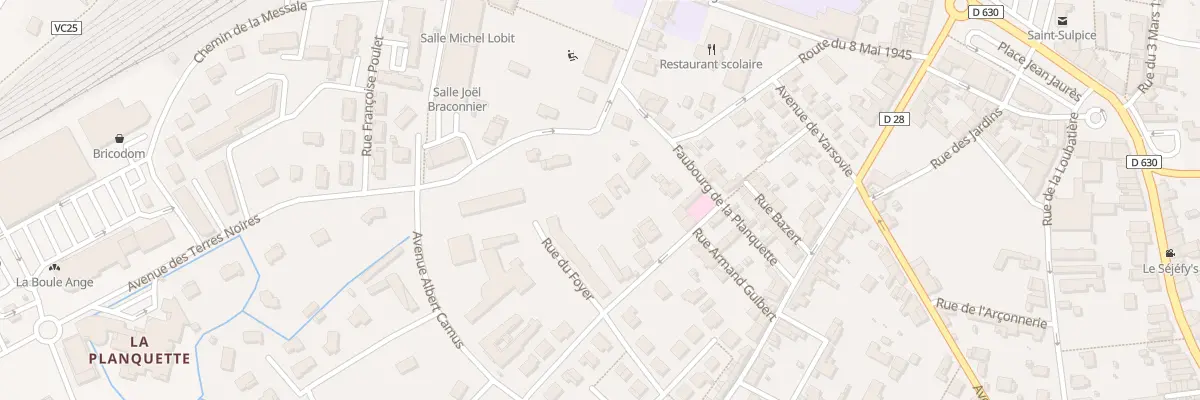 Plan du 152 Che de La Planquette à Saint-Sulpice-la-Pointe
