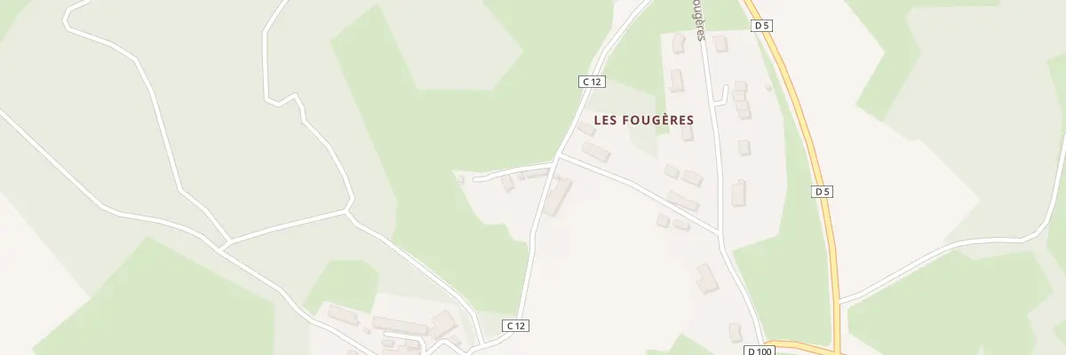 Plan du 13 Les Fougeres à Fleurat