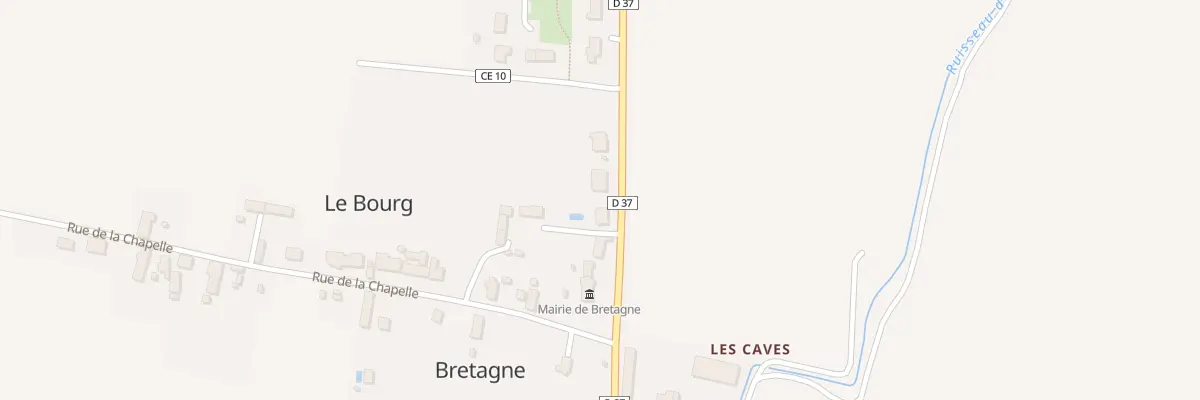Plan du 12 Rte de Bouges-le-Château à Bretagne