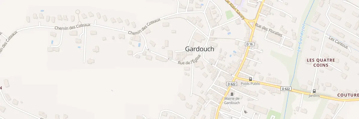 Plan du 12 Rue de l’Eglise à Gardouch