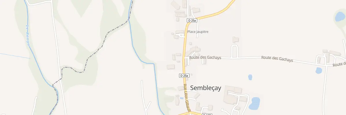 Plan du 12 Rue de la Mairie à Sembleçay