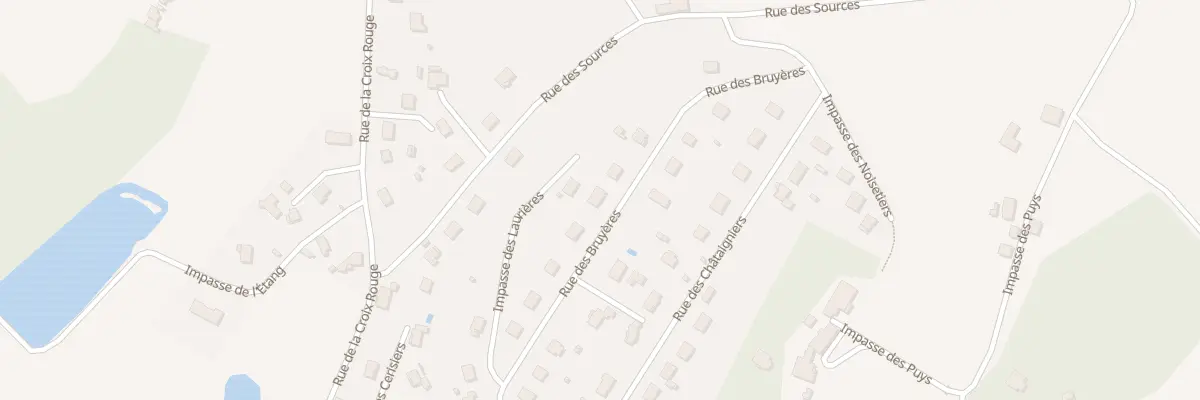 Plan du 239 Rue des Bruyères à Favars
