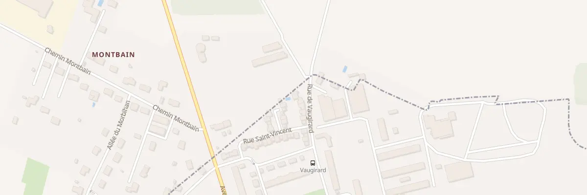 Plan du 101 Rue de Vaugirard à Châteauroux