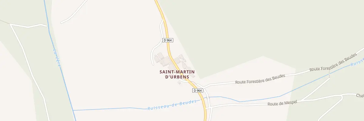Plan du 5085 Saint Martin à Larroque