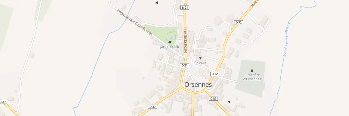 Plan du 17 Rue de la Poste à Orsennes