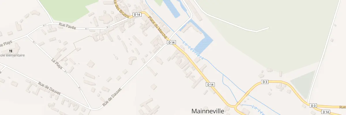 Plan du 3 Pl du Boulingrin à Mainneville