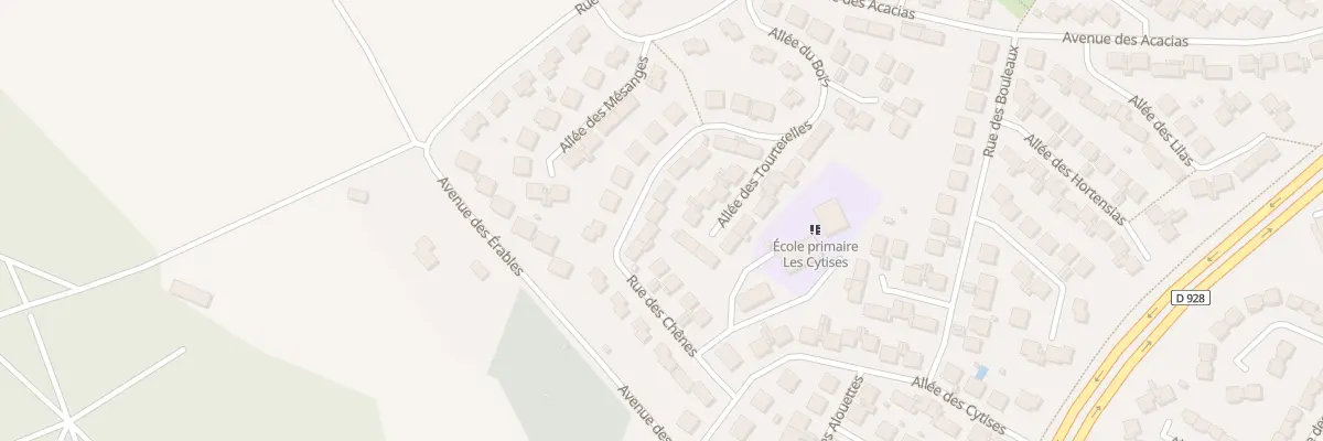 Plan du 11 Rue des Chênes à Magnanville