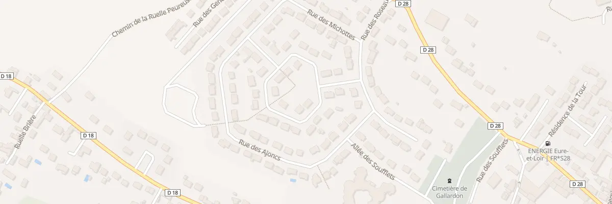 Plan du 6 Rue des Saules à Gallardon