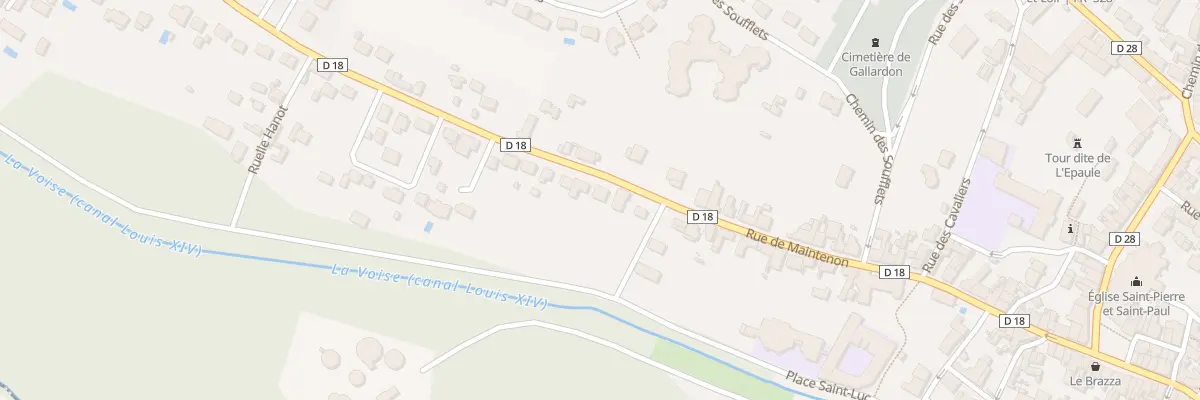 Plan du 35 Rue de Maintenon à Gallardon