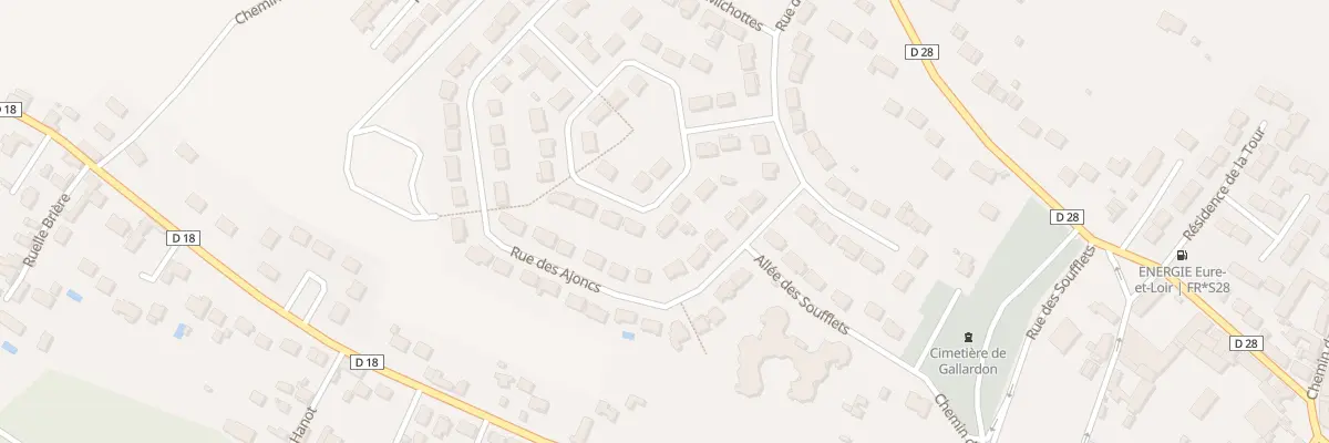 Plan du 9 Rue des Saules à Gallardon
