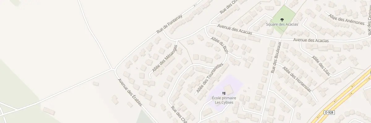 Plan du 8 Rue des Chênes à Magnanville