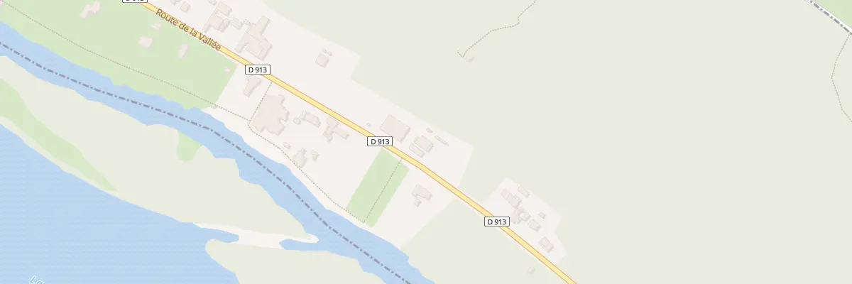 Plan du 28 Rte de la Vallée à Haute-Isle