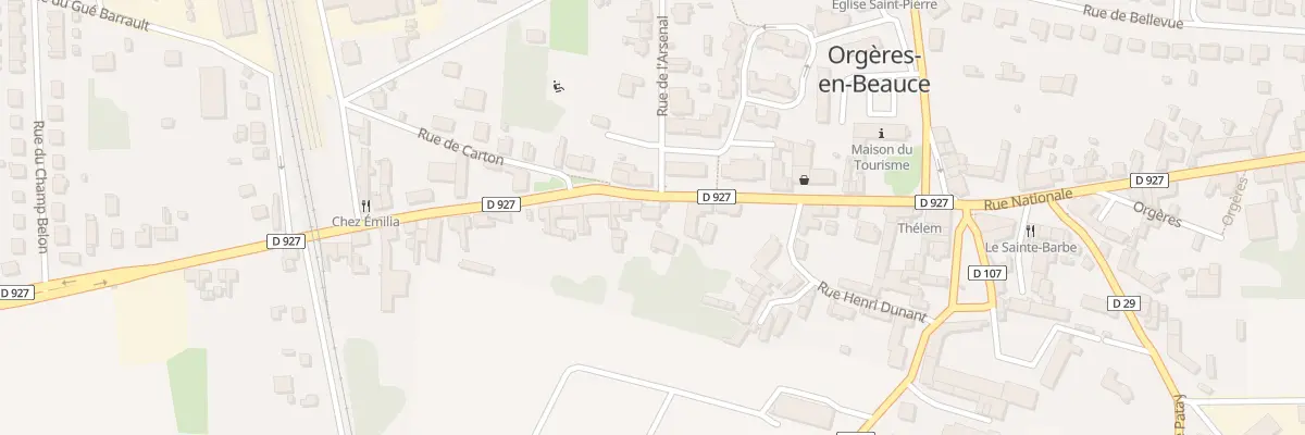 Plan du 41 Rue Nationale à Orgères-en-Beauce