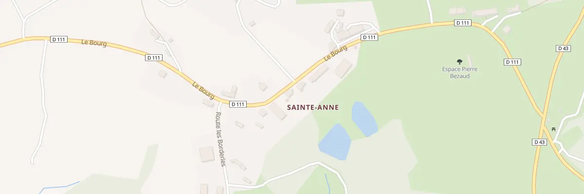 Plan du 5092 Le Bourg à Sainte-Anne-Saint-Priest