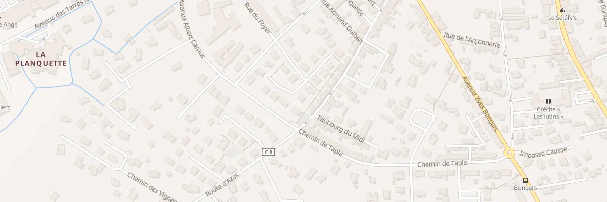 Plan du 22 Rue La Perouse à Saint-Sulpice-la-Pointe