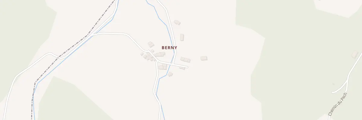Plan du 19 Berny à Ségura