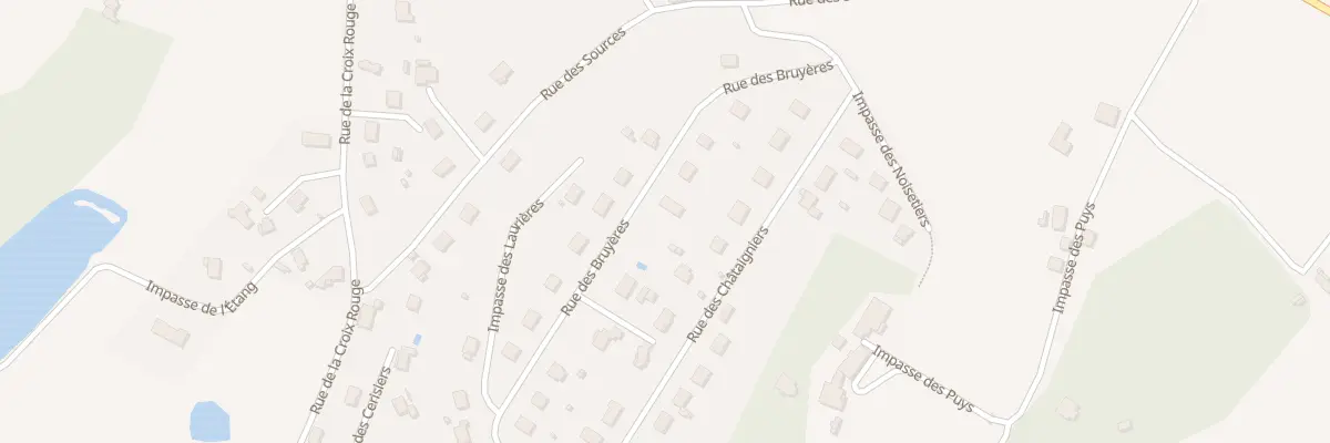 Plan du 262 Rue des Bruyères à Favars