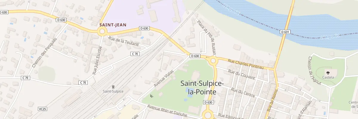 Plan du 7 Av Vialas à Saint-Sulpice-la-Pointe