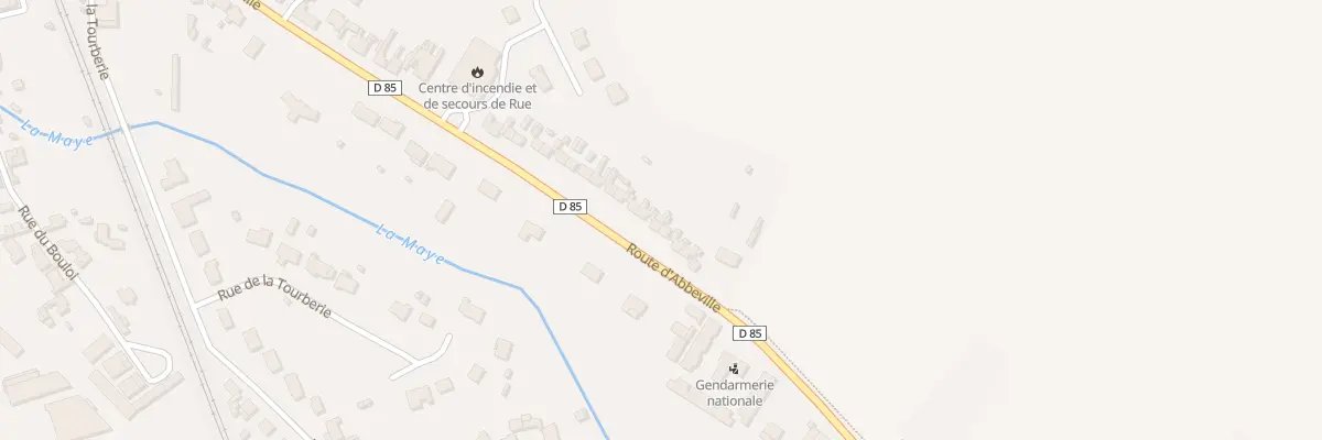 Plan du 55 Rte d’Abbeville à Rue