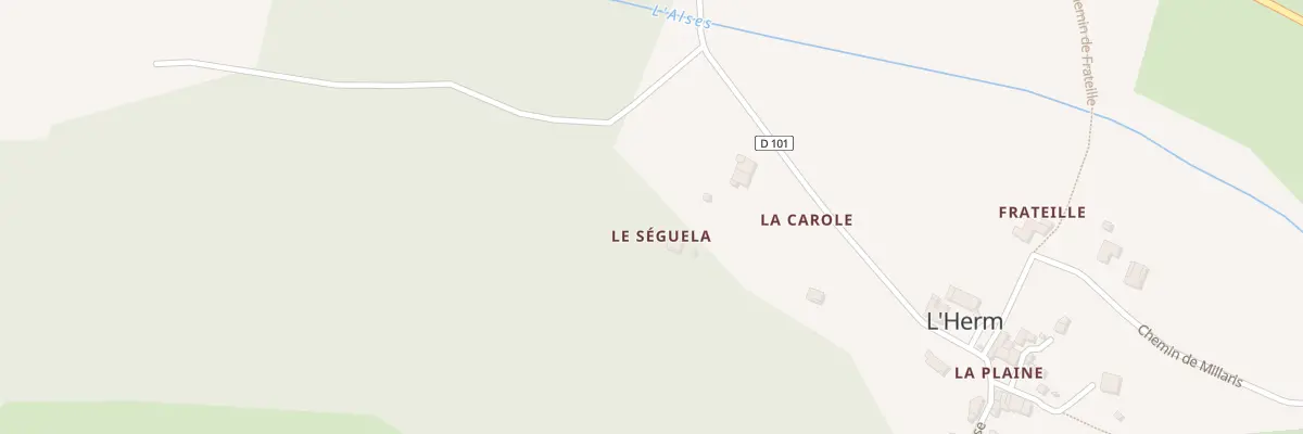 Plan du 74 Le Seguela à L’Herm