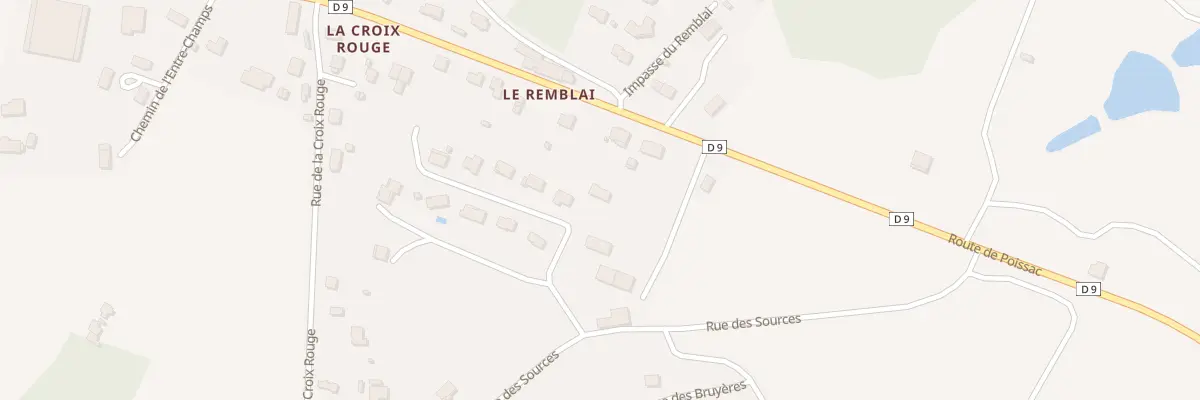 Plan du 108 Imp des Champs Genets Bas à Favars