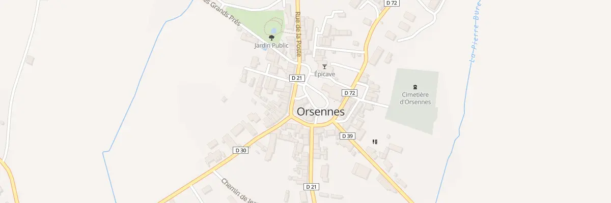 Plan du 5352 Le Bourg à Orsennes