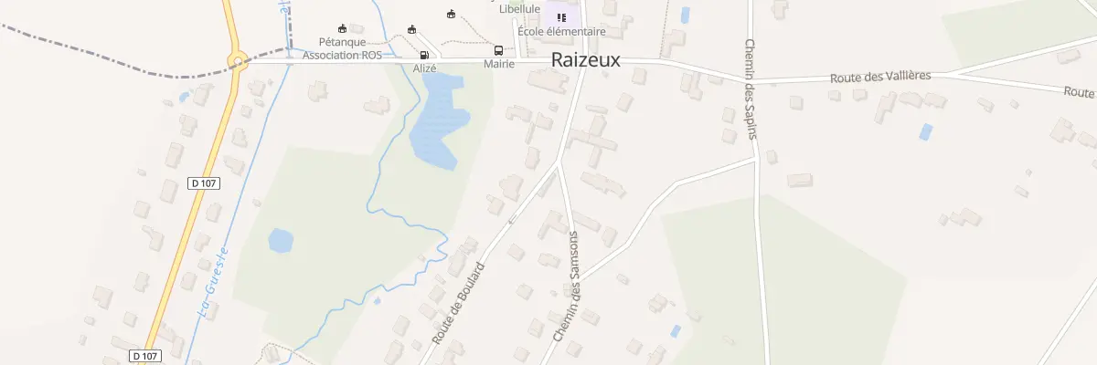 Plan du 39 Che des Samsons à Raizeux