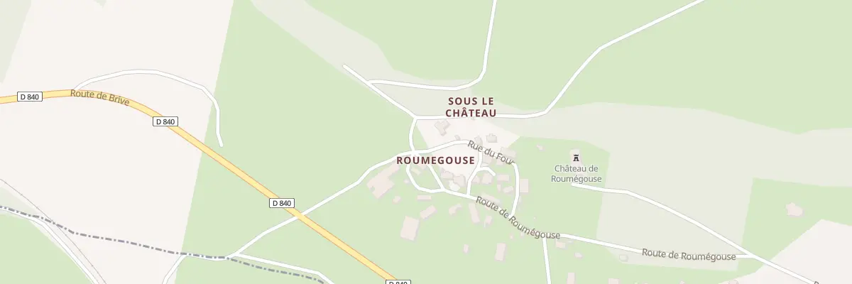 Plan du 5126 Roumegouse à Rignac