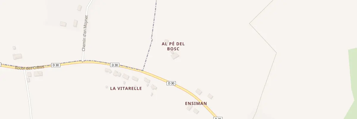 Plan du 5071 Al Pe Del Bosc à Garrigues
