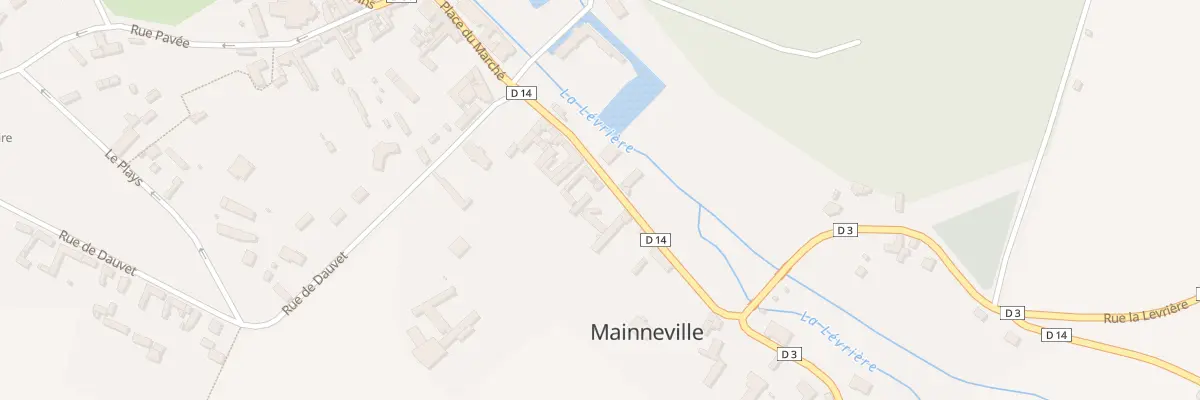 Plan du 10 Rue du Bourg à Mainneville
