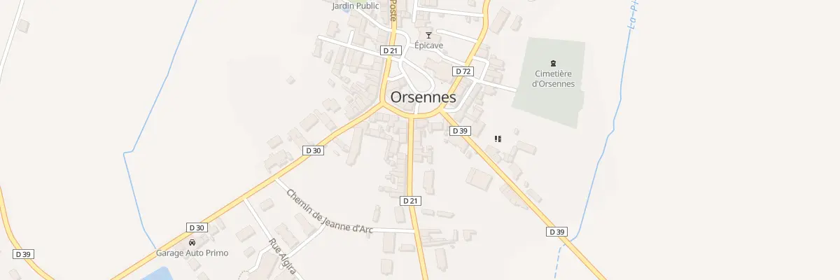 Plan du 3 Rue de la Marche à Orsennes
