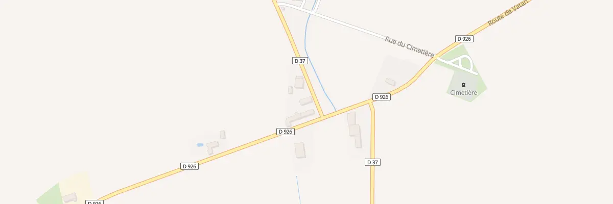 Plan du 8 Rte de Levroux à Bretagne