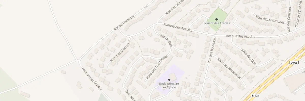 Plan du 4 Rue des Chênes à Magnanville
