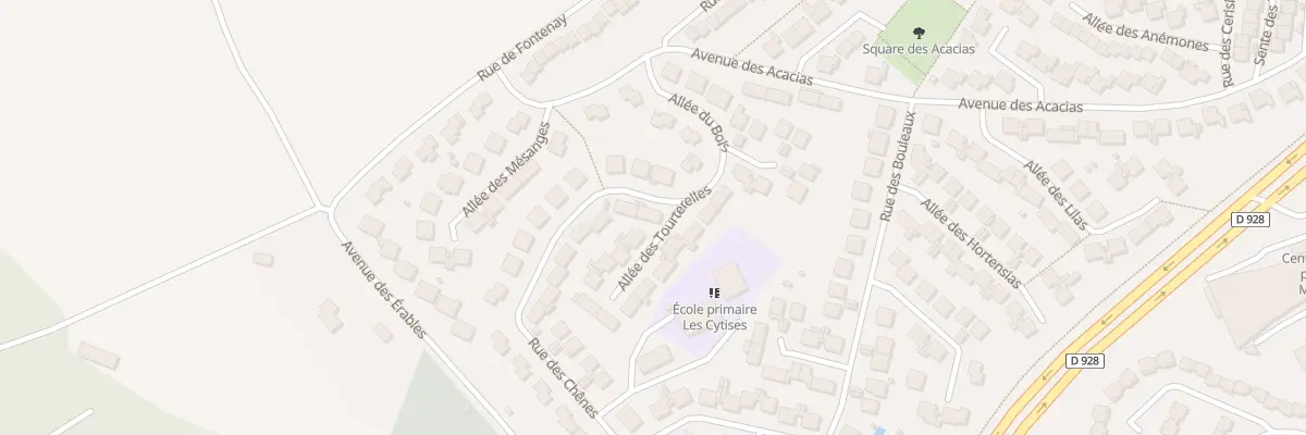 Plan du 1 Rue des Chênes à Magnanville