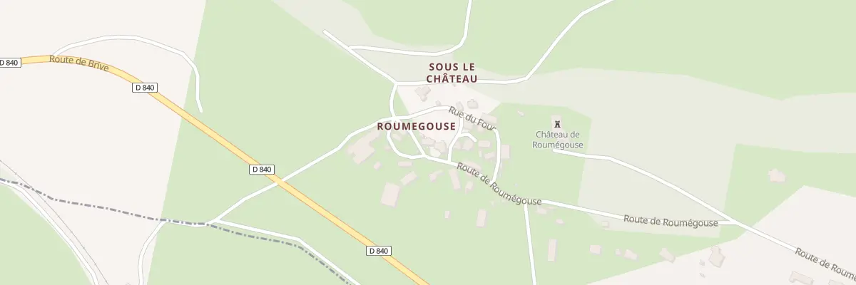 Plan du 5109 Roumegouse à Rignac