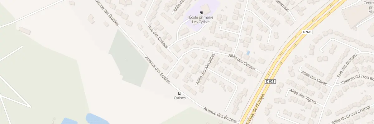 Plan du 6 All des Cytises à Magnanville