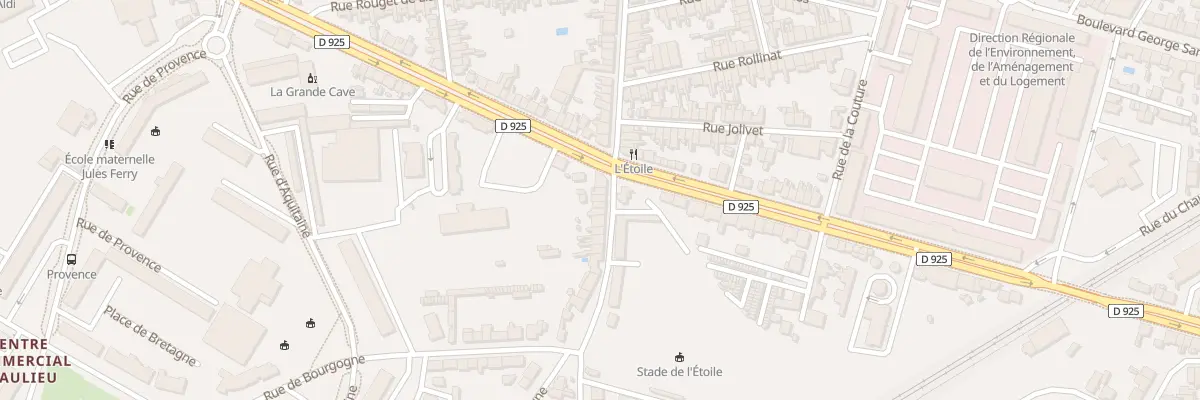 Plan du 6 Rue d’Auvergne à Châteauroux